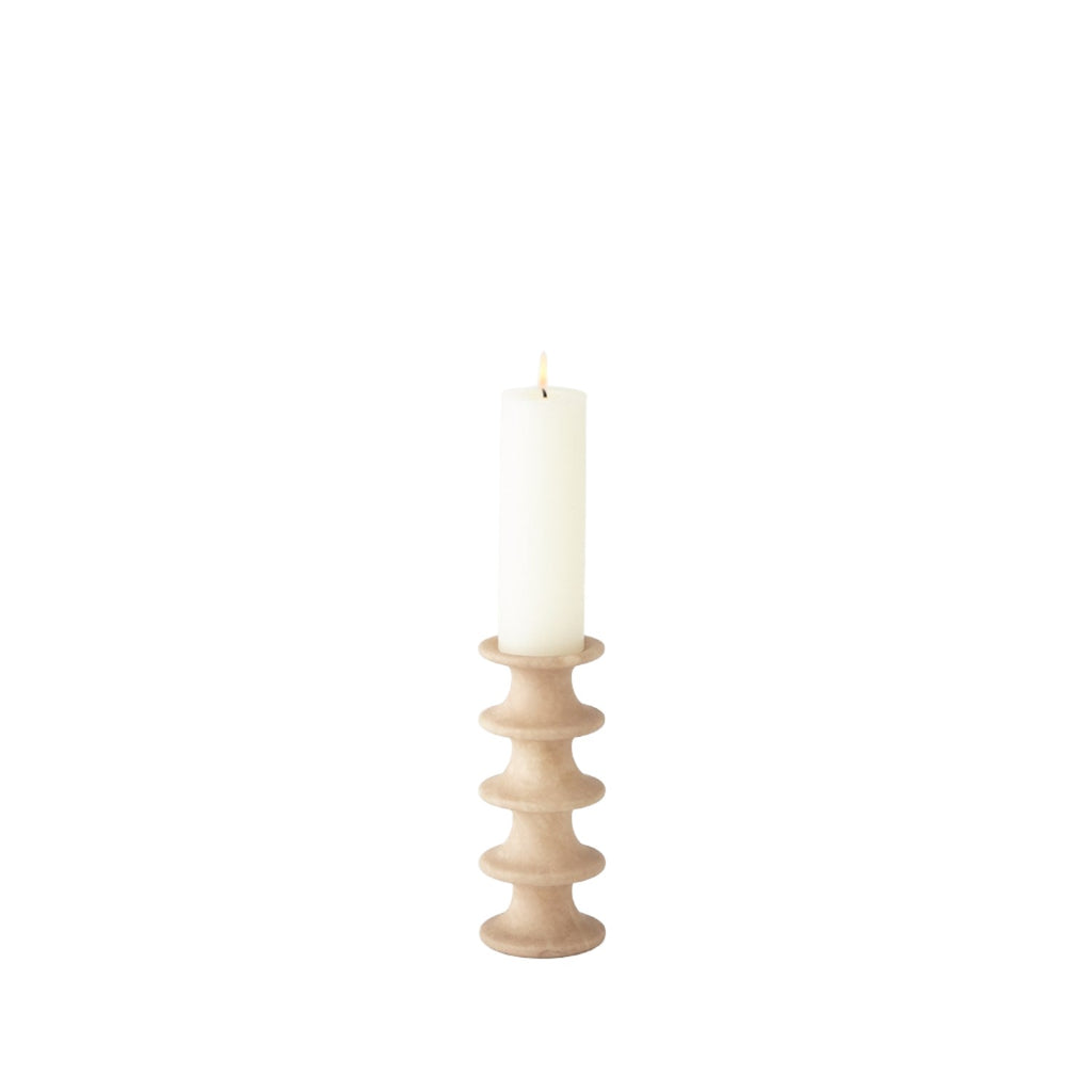 Ridge Alabaster Candlestick - Light House Co.