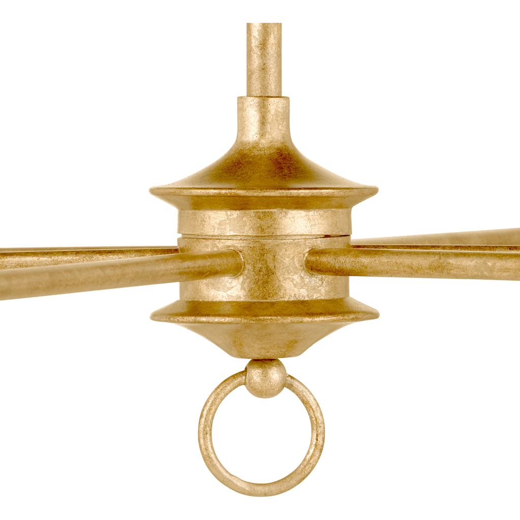 Nottaway Two-Tier Gold Chandelier - Light House Co.