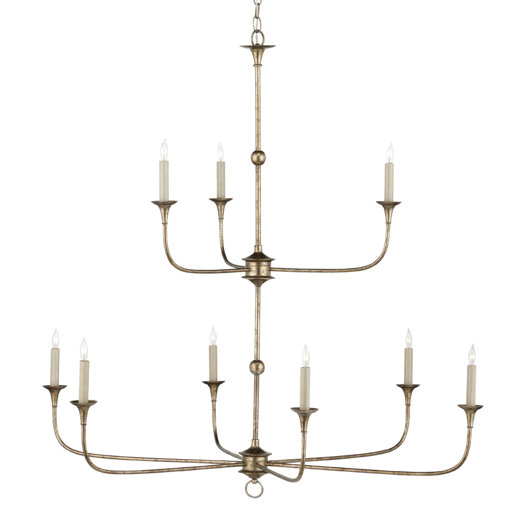 Nottaway Bronze Large Two-Tier Chandelier - Light House Co.
