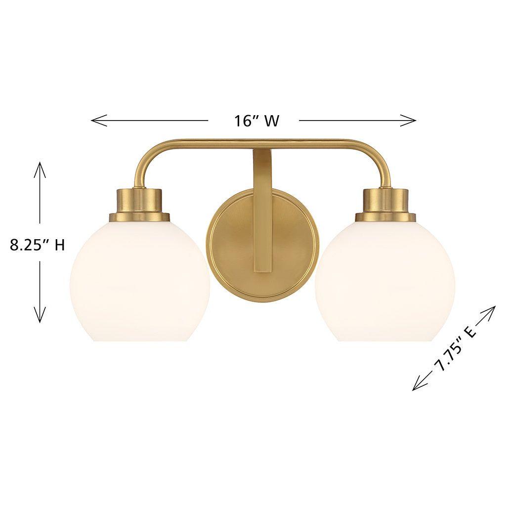 Gleam 2-Light Vanity - Light House Co.