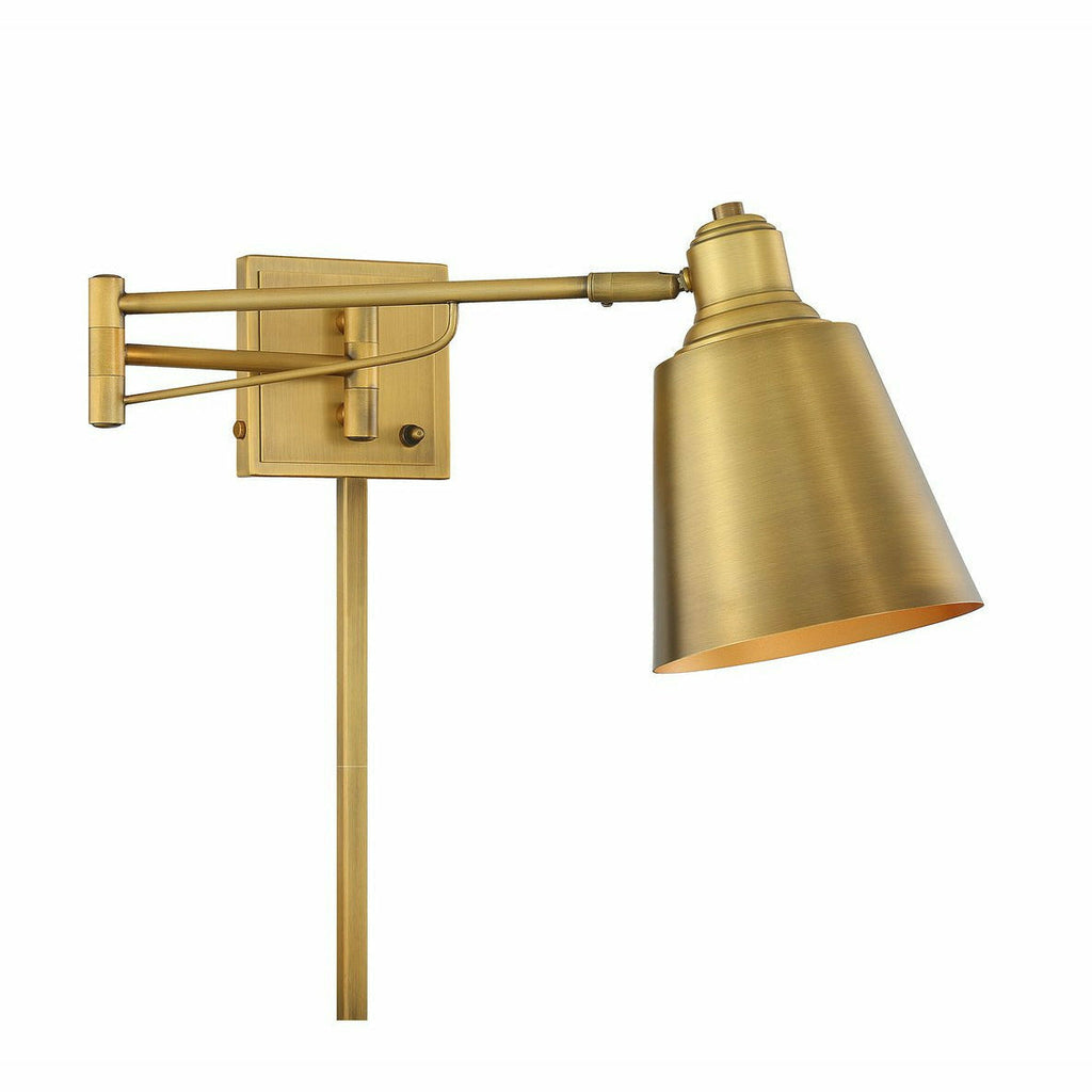 Ridley Wall Sconce | Natural Brass