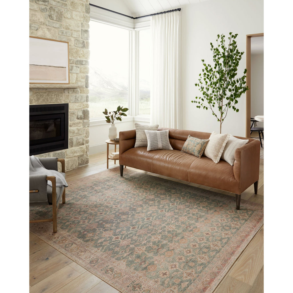 Aubrey Aqua / Sand Rug | Angela Rose x Loloi - Light House Co.