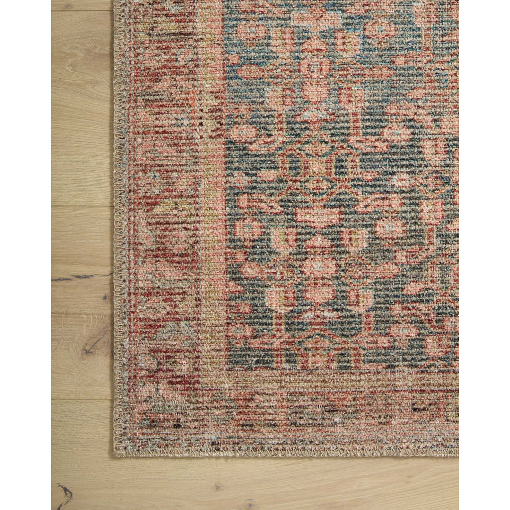 Aubrey Blue / Terracotta Rug | Angela Rose x Loloi - Light House Co.