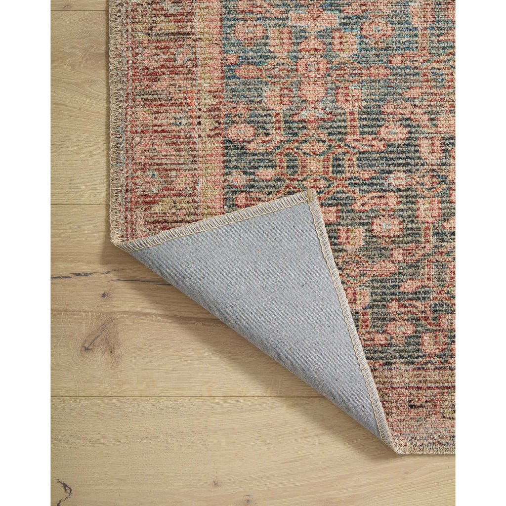 Aubrey Blue / Terracotta Rug | Angela Rose x Loloi - Light House Co.