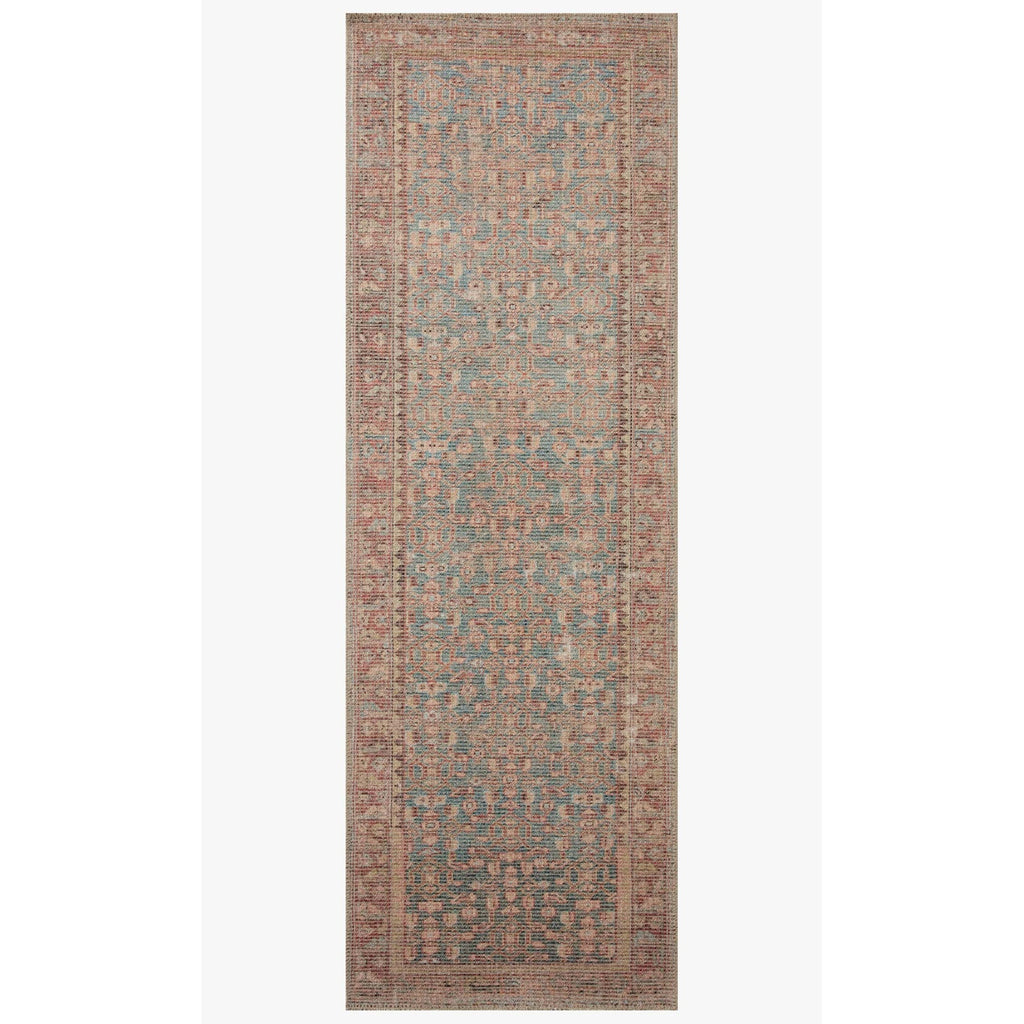 Aubrey Blue / Terracotta Rug | Angela Rose x Loloi - Light House Co.