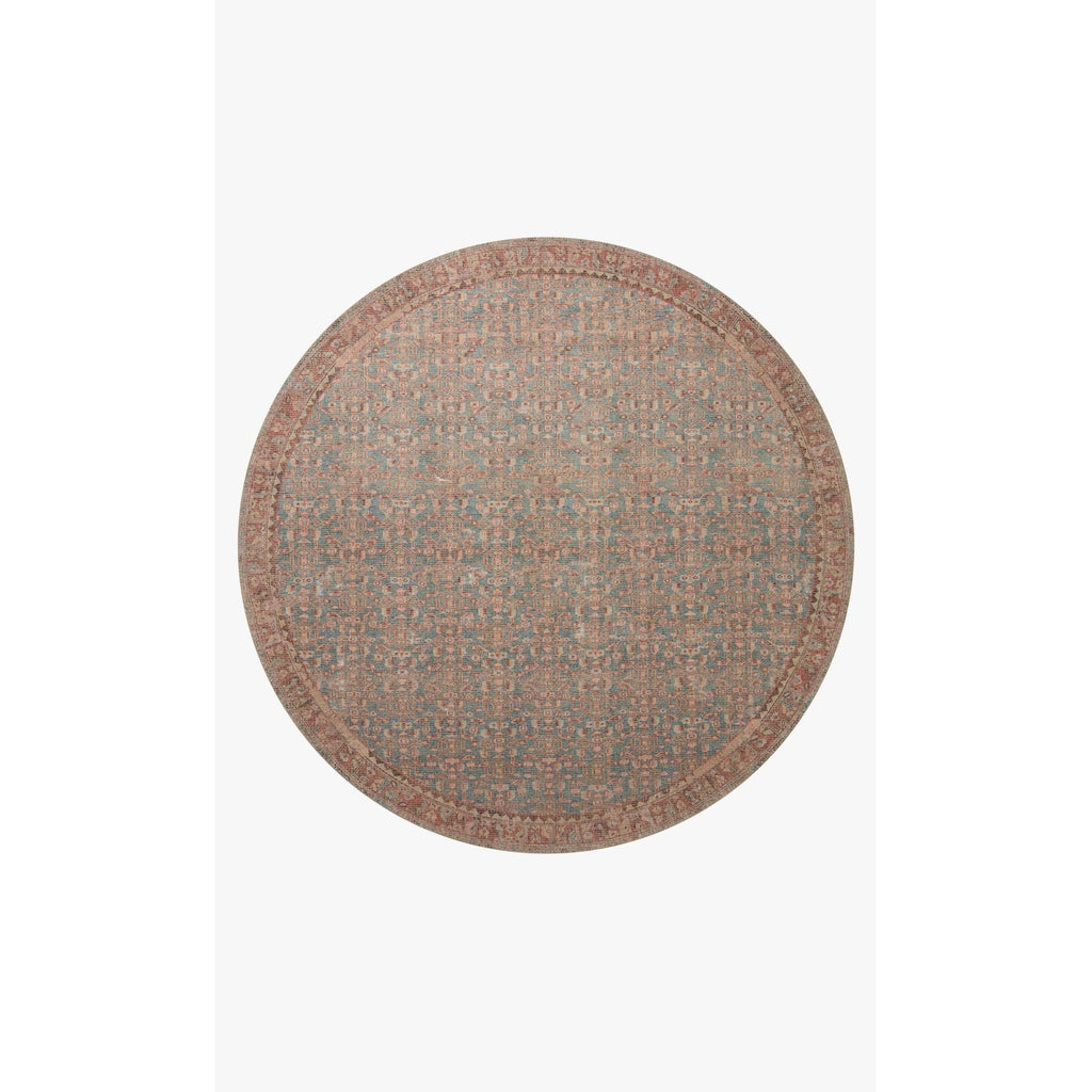 Aubrey Blue / Terracotta Rug | Angela Rose x Loloi - Light House Co.