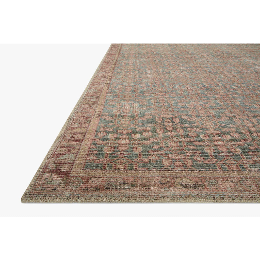 Aubrey Blue / Terracotta Rug | Angela Rose x Loloi - Light House Co.