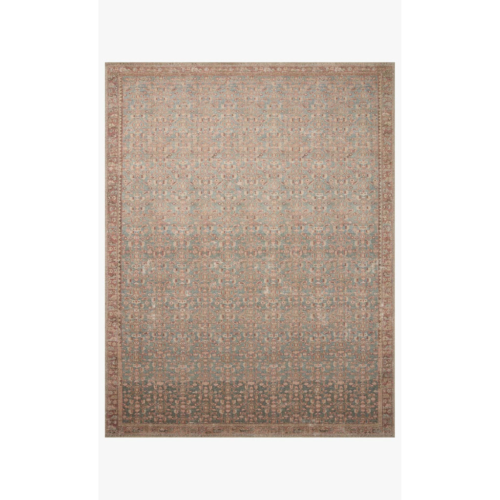 Aubrey Blue / Terracotta Rug | Angela Rose x Loloi - Light House Co.