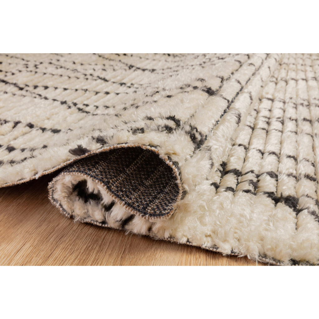 Alice Cream / Charcoal I Rug | Chris Loves Julia x Loloi - Light House Co.