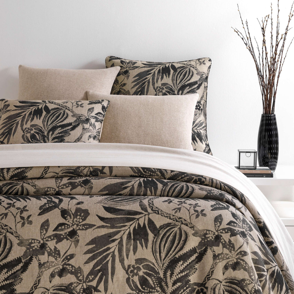 Antigua Linen Black Duvet Cover - Light House Co.