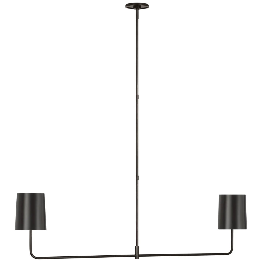 Go Lightly 54" Two Light Linear Chandelier - Light House Co.