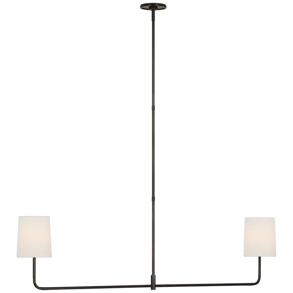 Go Lightly 54" Two Light Linear Chandelier - Light House Co.