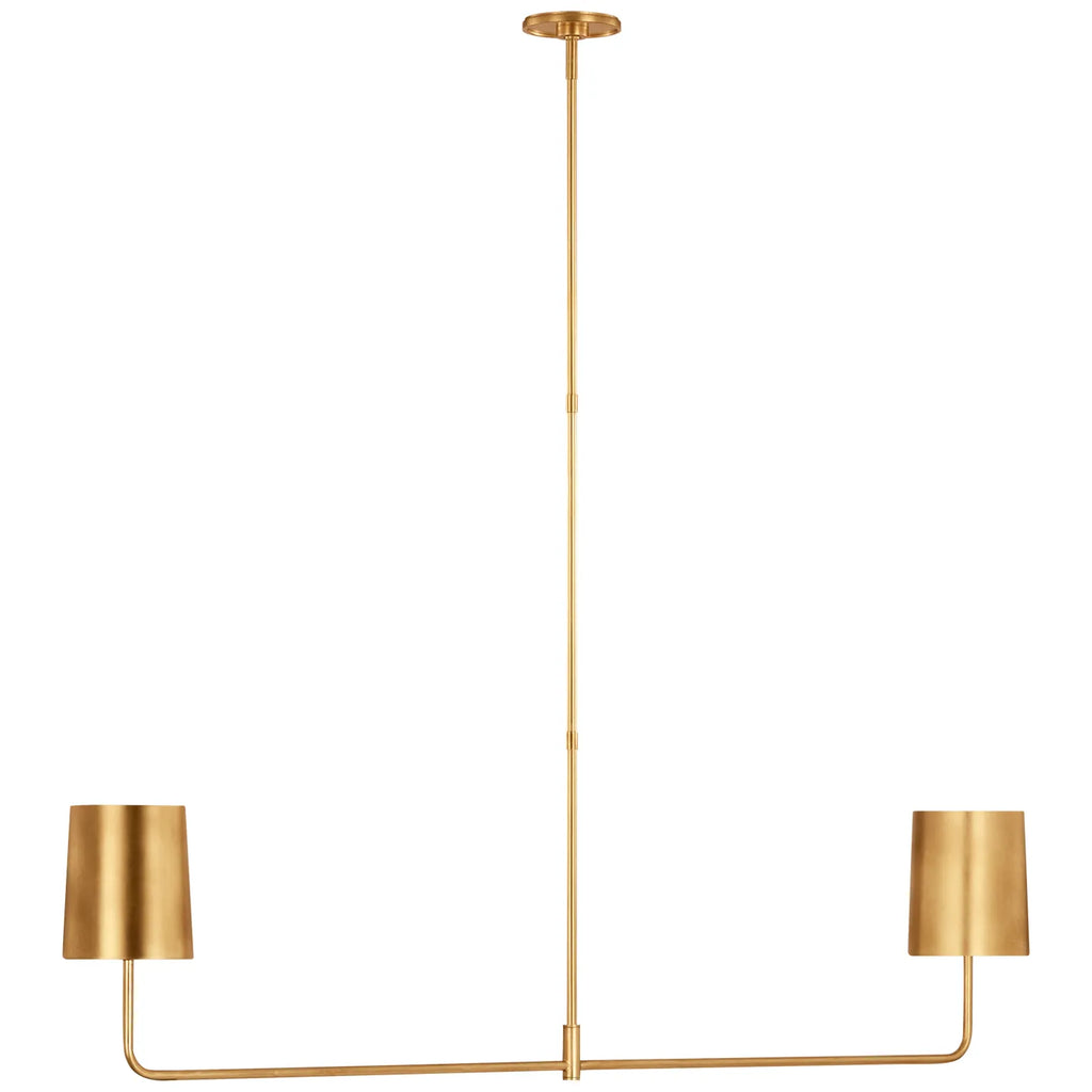 Go Lightly 54" Two Light Linear Chandelier - Light House Co.