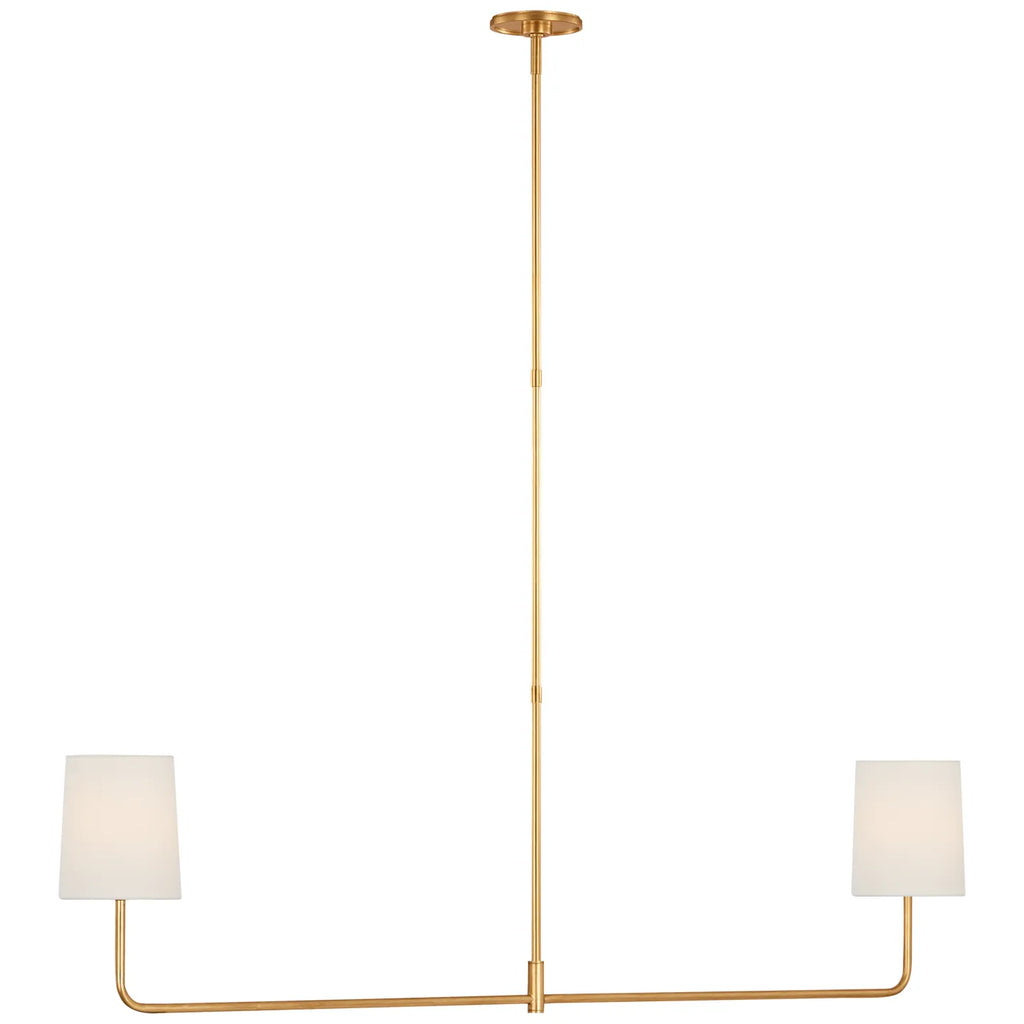 Go Lightly 54" Two Light Linear Chandelier - Light House Co.
