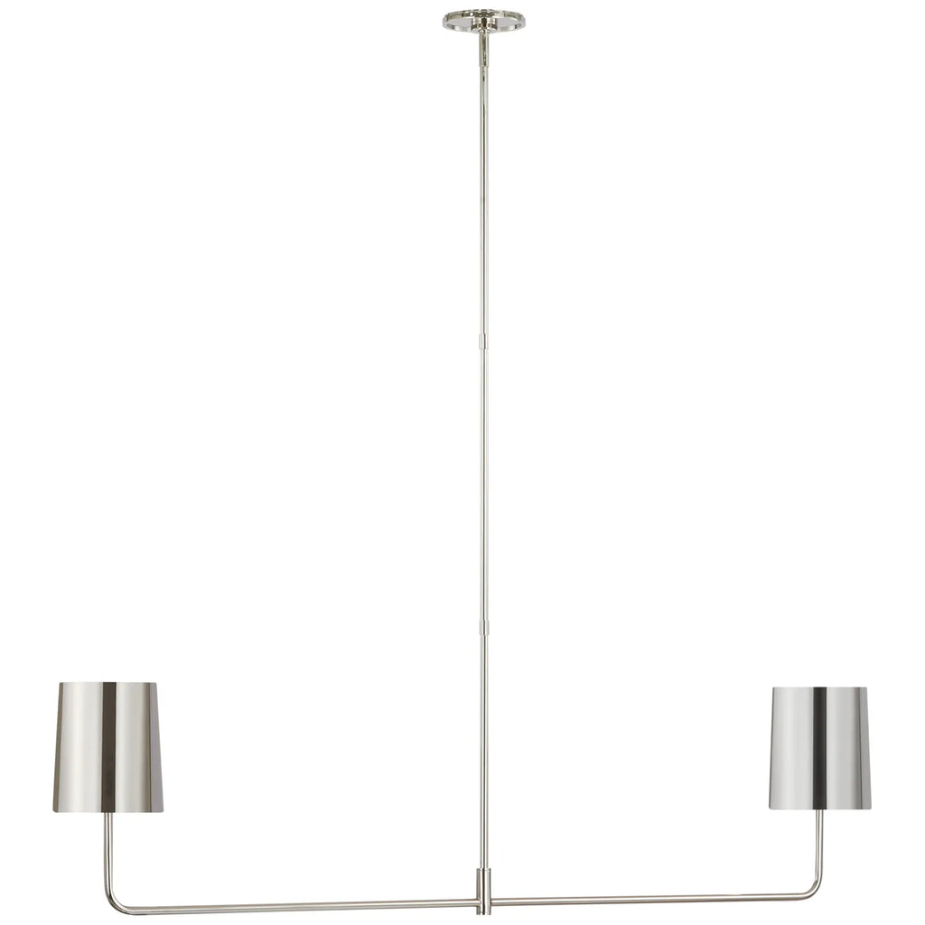 Go Lightly 54" Two Light Linear Chandelier - Light House Co.
