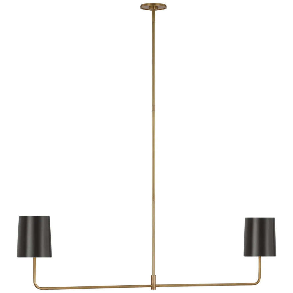 Go Lightly 54" Two Light Linear Chandelier - Light House Co.