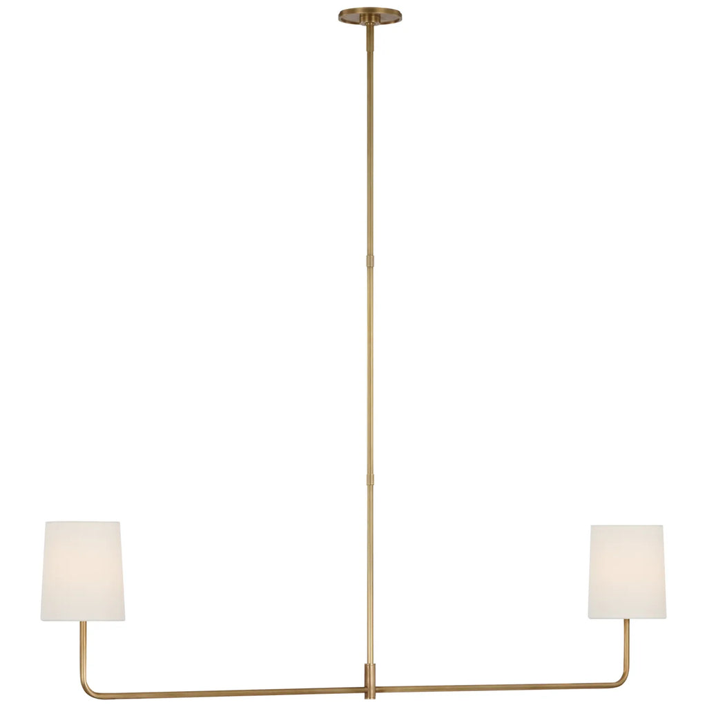 Go Lightly 54" Two Light Linear Chandelier - Light House Co.