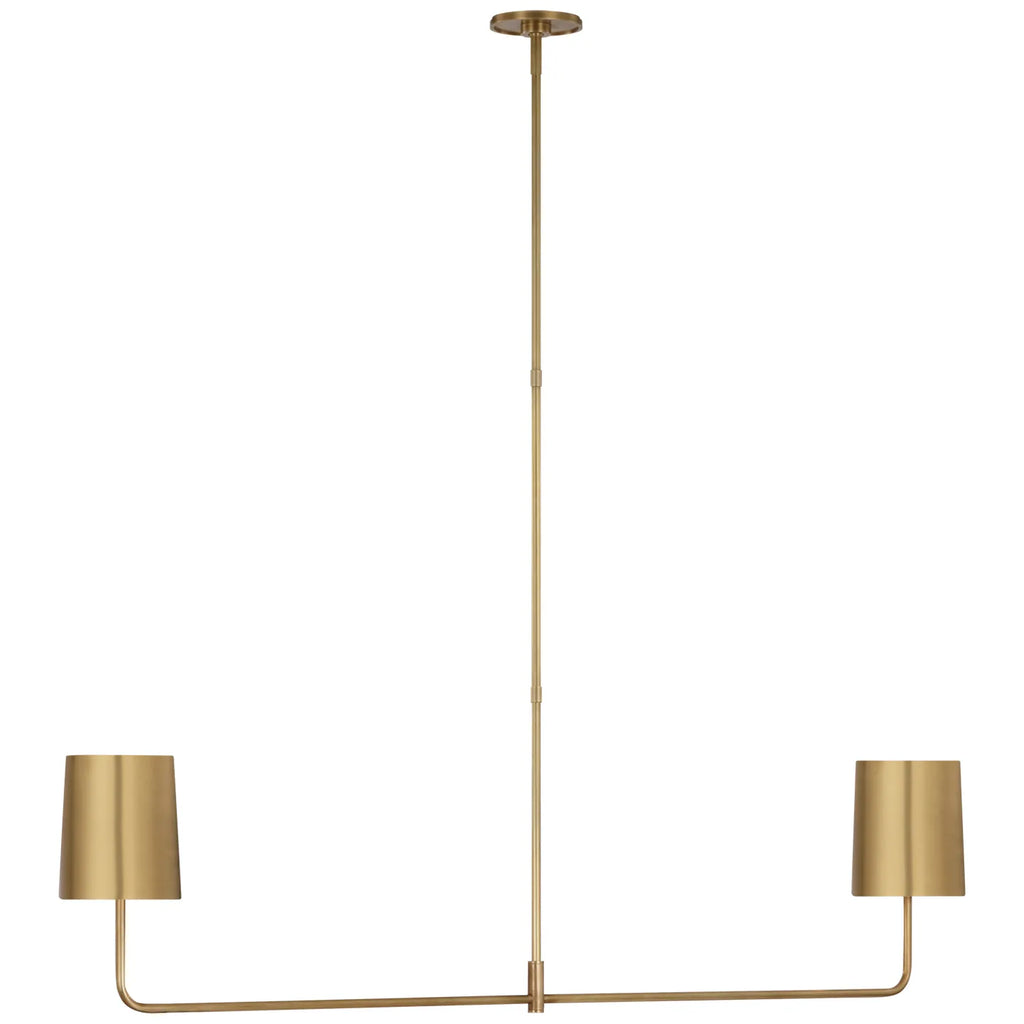 Go Lightly 54" Two Light Linear Chandelier - Light House Co.
