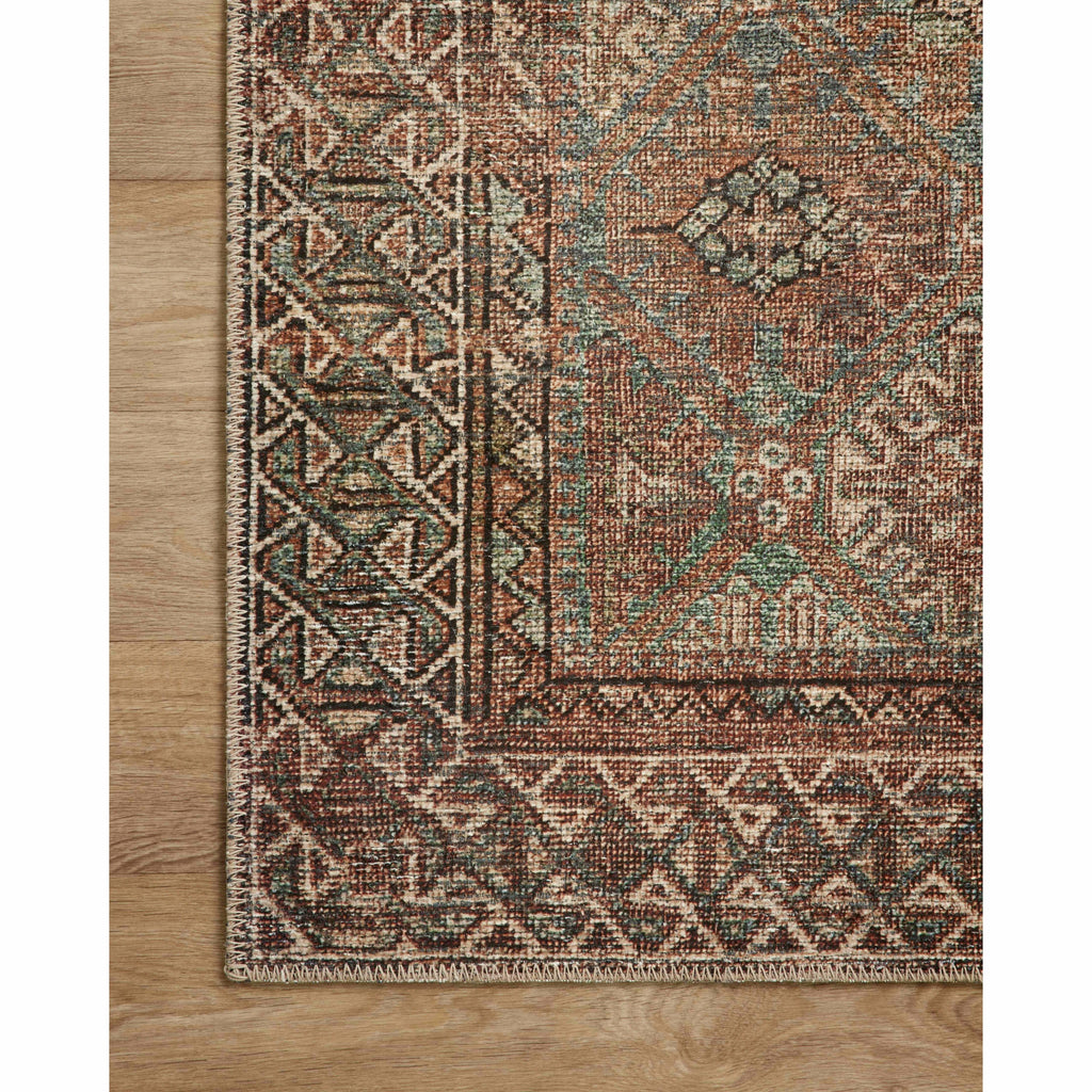 Billie Aqua / Rust - 10'-0" x 14'-0"