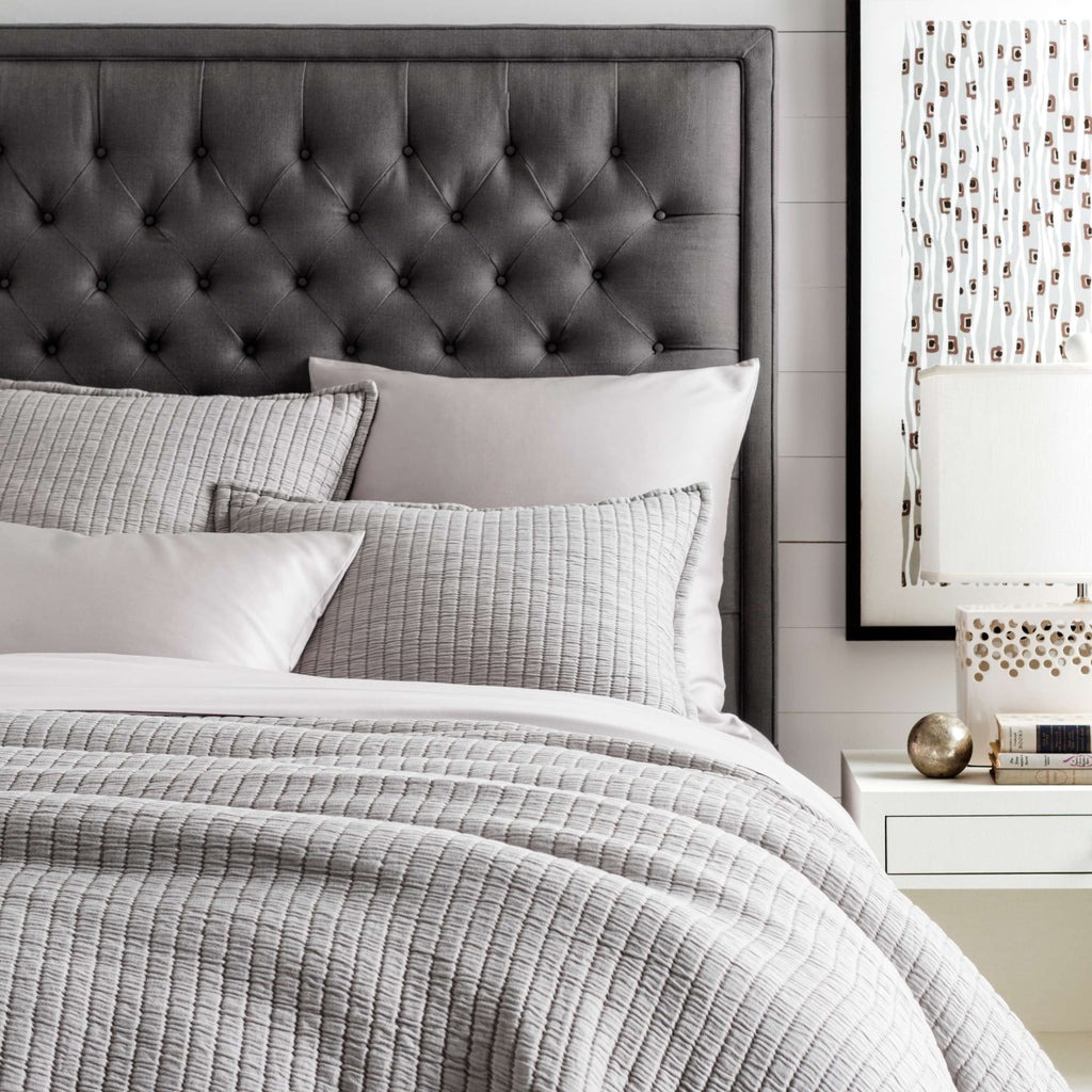 Boyfriend Grey Matelasse Coverlet - Light House Co.