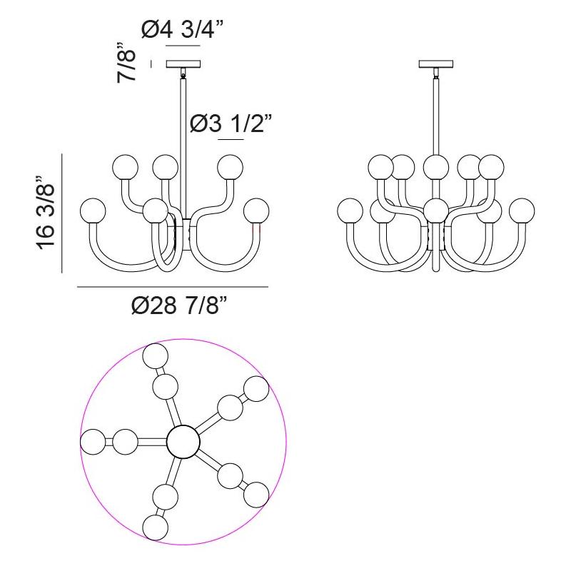 Joelle Chandelier - Light House Co.
