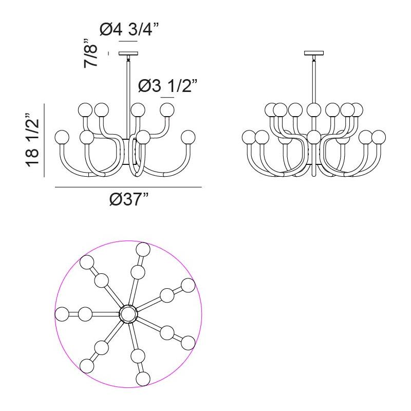 Joelle Chandelier - Light House Co.