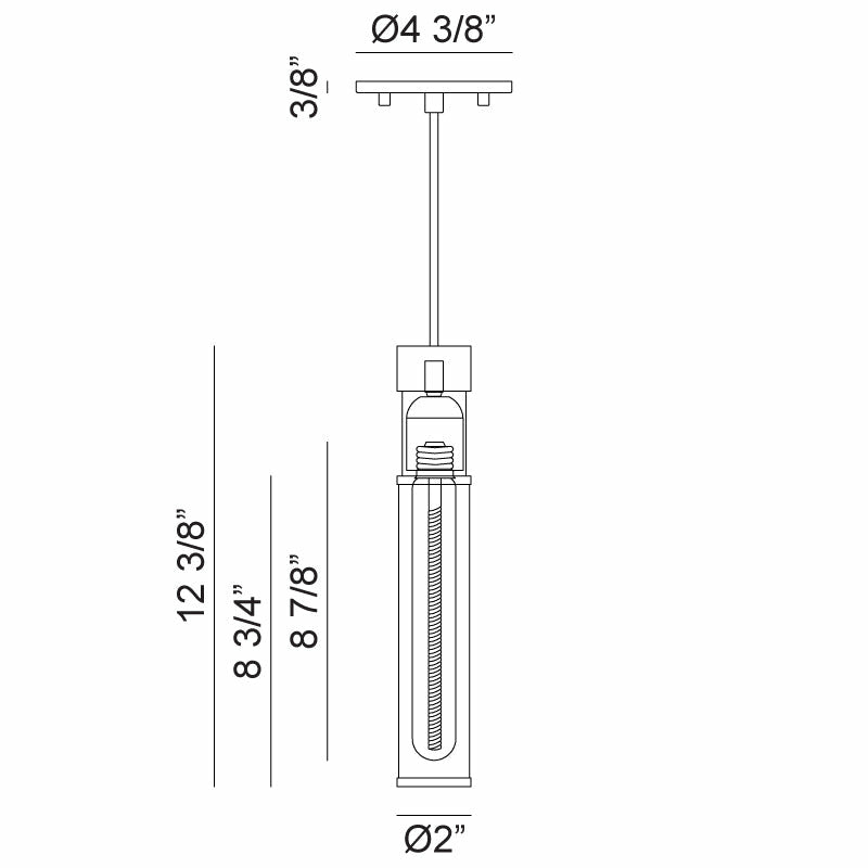 Tubo Pendant - Light House Co.