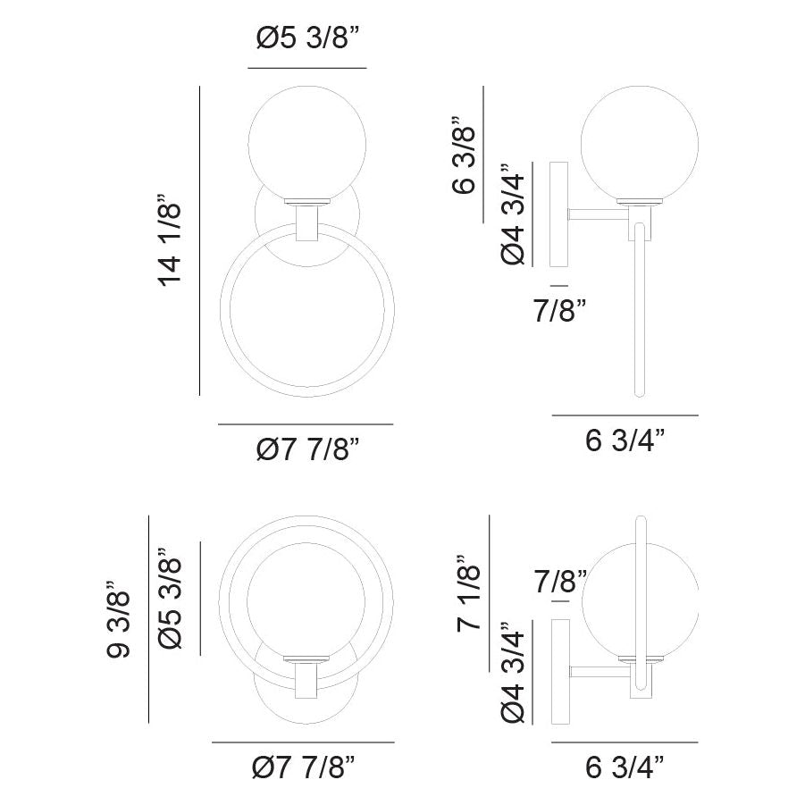Aerial Wall Sconce - Light House Co.