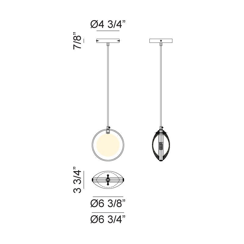 Chatoyant Pendant - Light House Co.