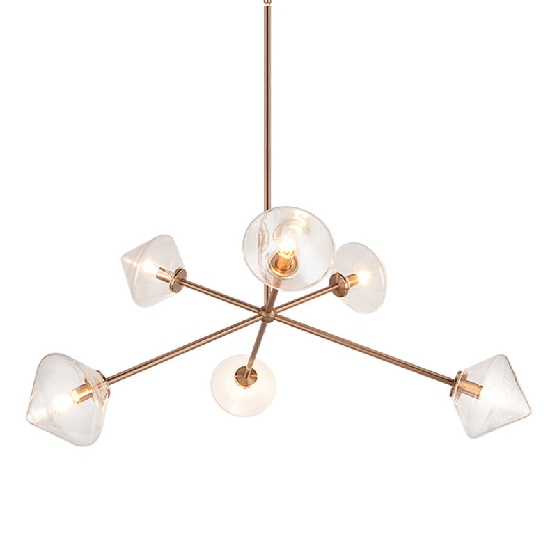 Novo 6 Light Diamond Chandelier - Light House Co.