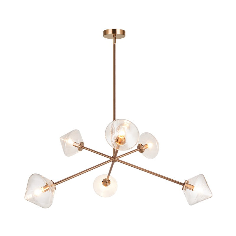 Novo 6 Light Diamond Chandelier - Light House Co.