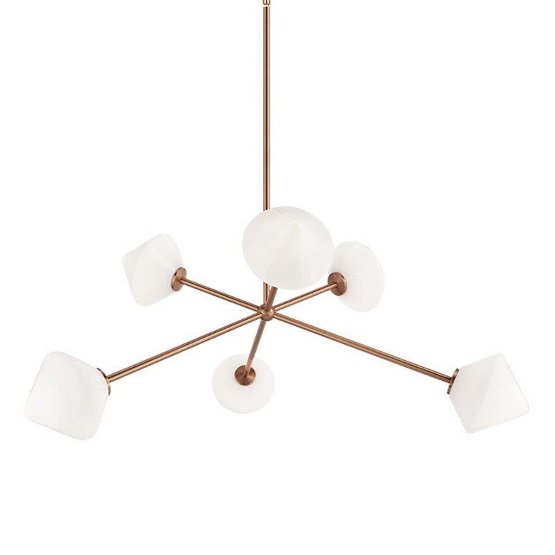 Novo 6 Light Diamond Chandelier - Light House Co.