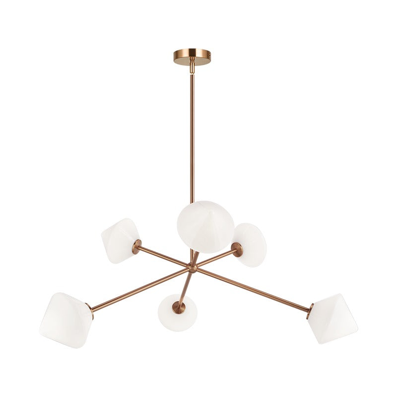 Novo 6 Light Diamond Chandelier - Light House Co.
