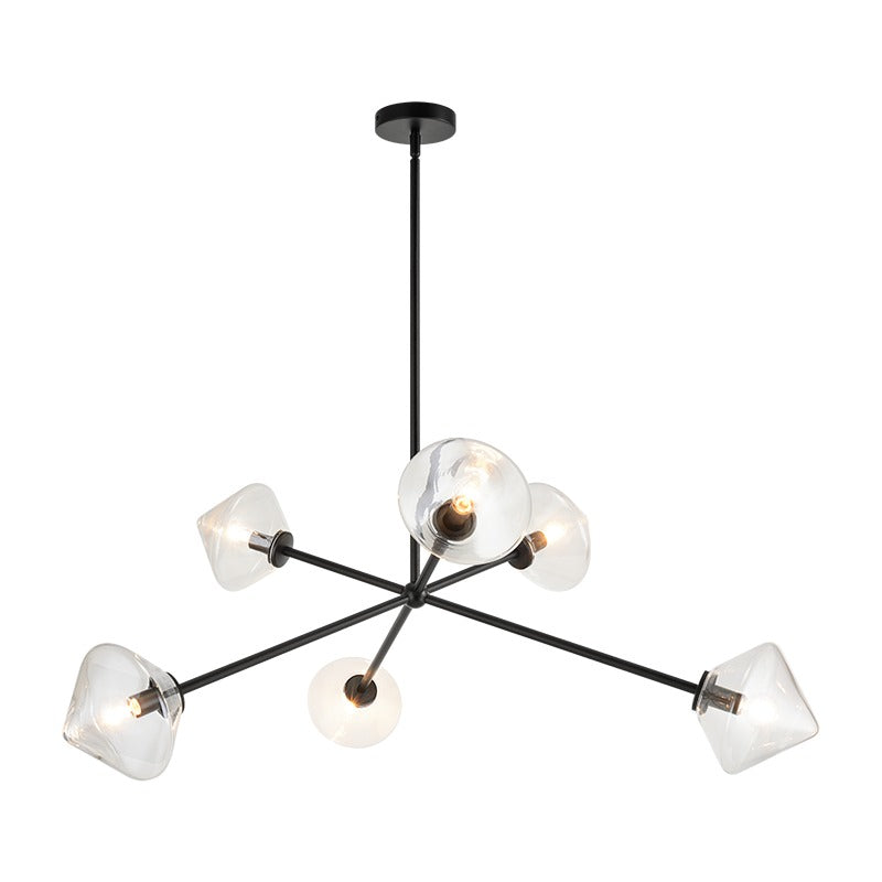 Novo 6 Light Diamond Chandelier - Light House Co.