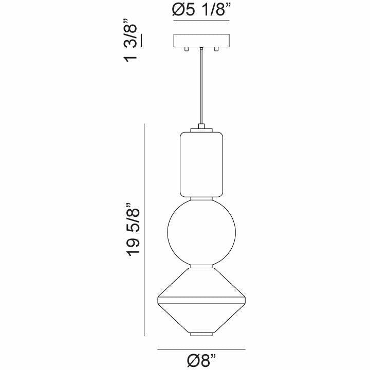 Dango 3 Led Pendant - Light House Co.