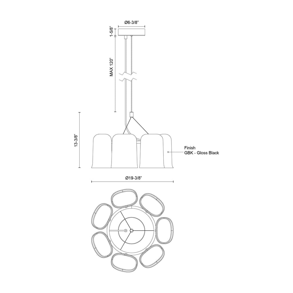 Bell Chandelier - Light House Co.