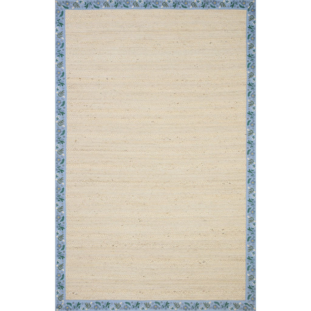 Costa Wildwood Ivory  /  Periwinkle | Rifle Paper Co. Rugs x Loloi - Light House Co.