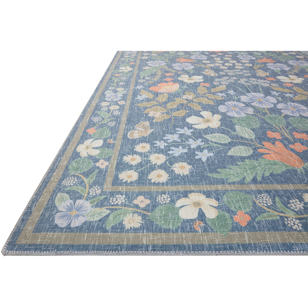 Cotswolds Willow / Indigo | Rifle Paper Co. Rugs x Loloi - Light House Co.