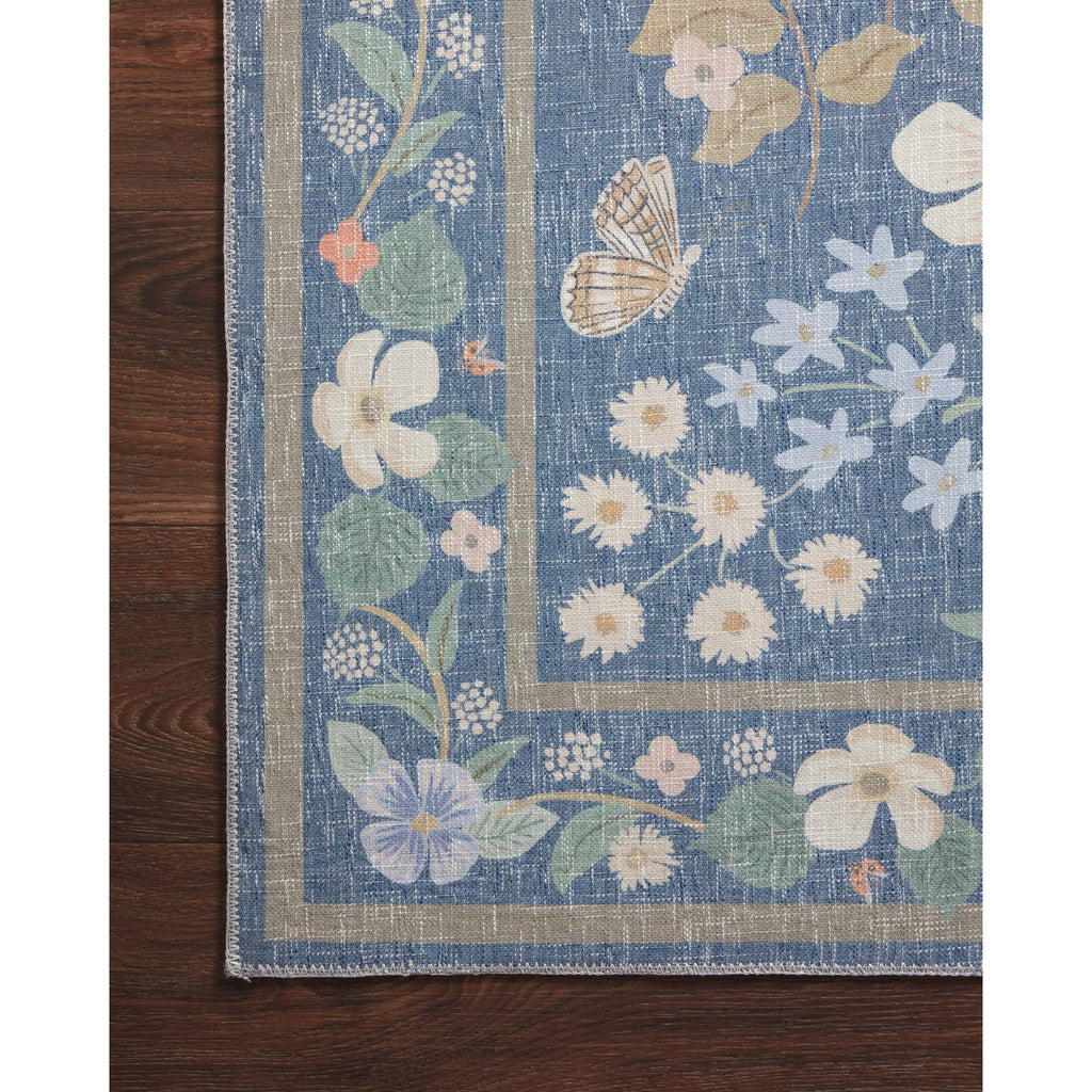 Cotswolds Willow / Indigo | Rifle Paper Co. Rugs x Loloi - Light House Co.