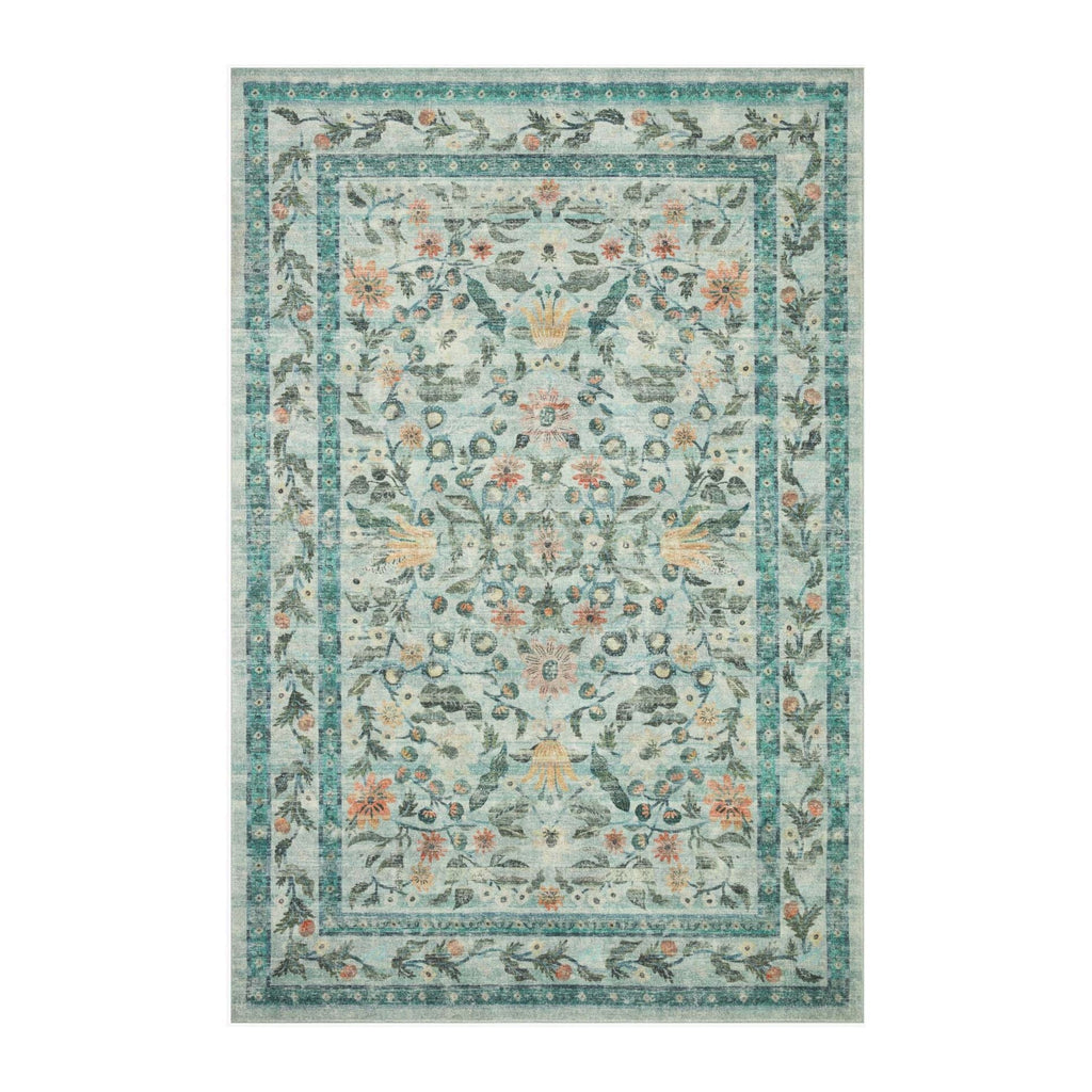 Courtyard Eve Sage | Rifle Paper Co. Rugs x Loloi - Light House Co.