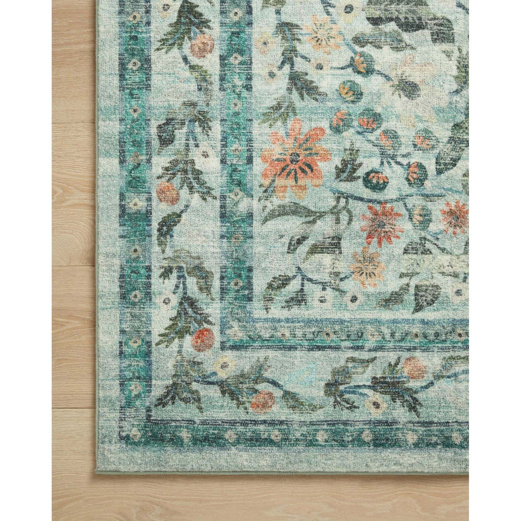 Courtyard Eve Sage | Rifle Paper Co. Rugs x Loloi - Light House Co.