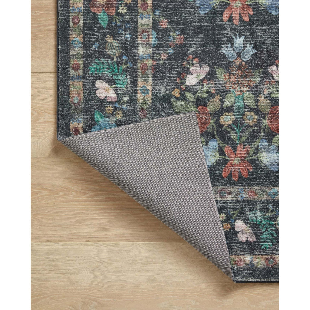 Courtyard Seville Charcoal | Rifle Paper Co. Rugs x Loloi - Light House Co.
