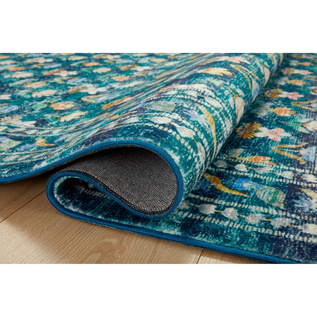 Courtyard Hadley Emerald | Rifle Paper Co. Rugs x Loloi - Light House Co.
