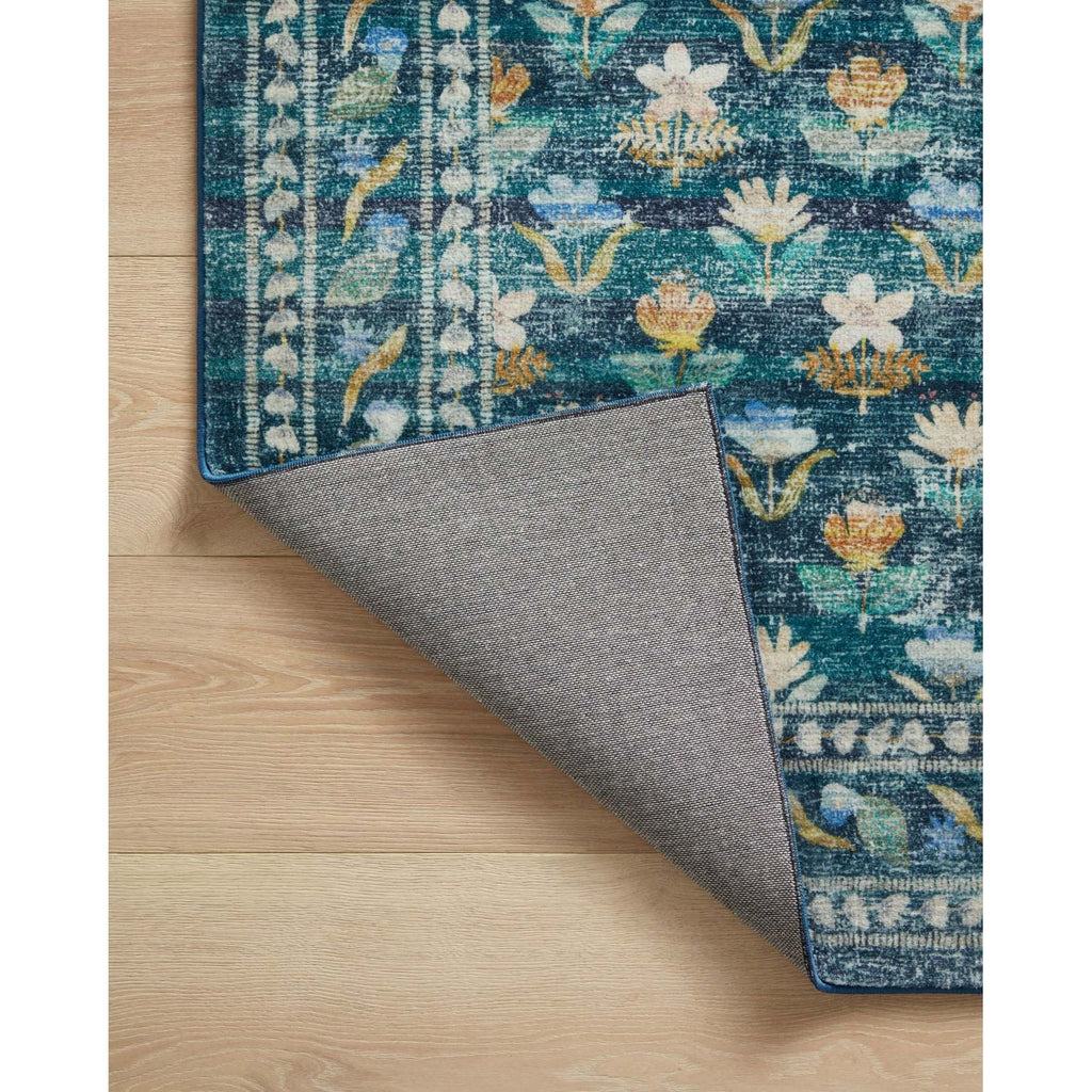 Courtyard Hadley Emerald | Rifle Paper Co. Rugs x Loloi - Light House Co.