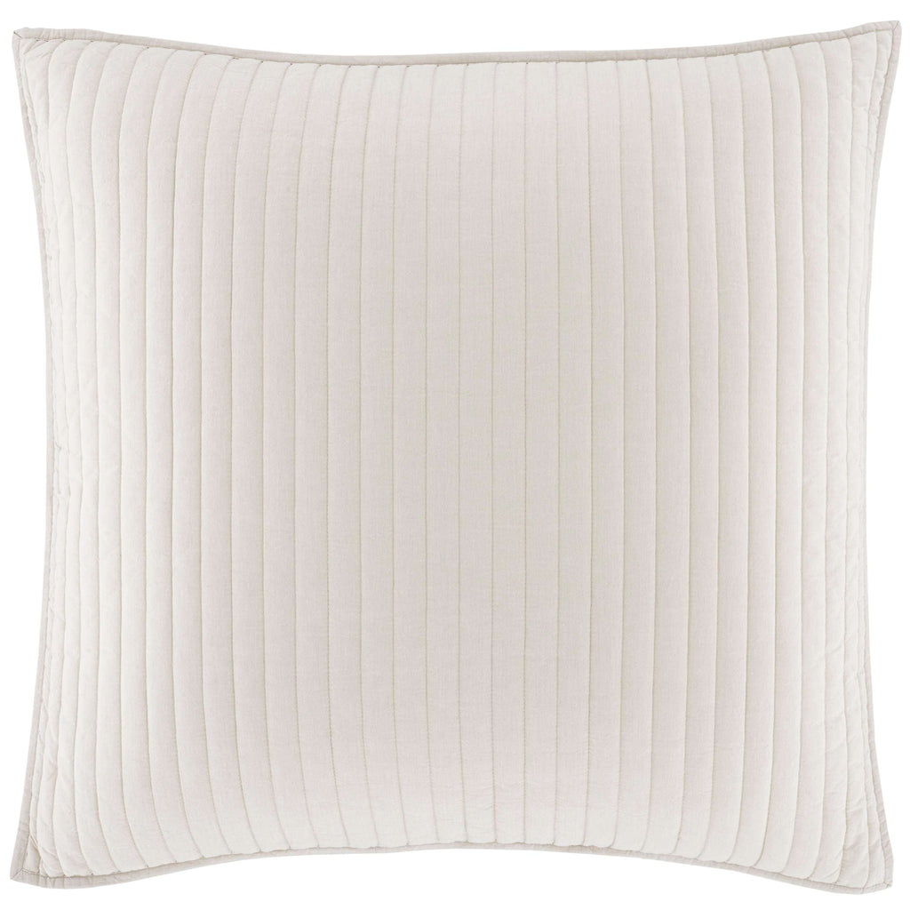 Cozy Cotton Natural Quilted Sham - Light House Co.