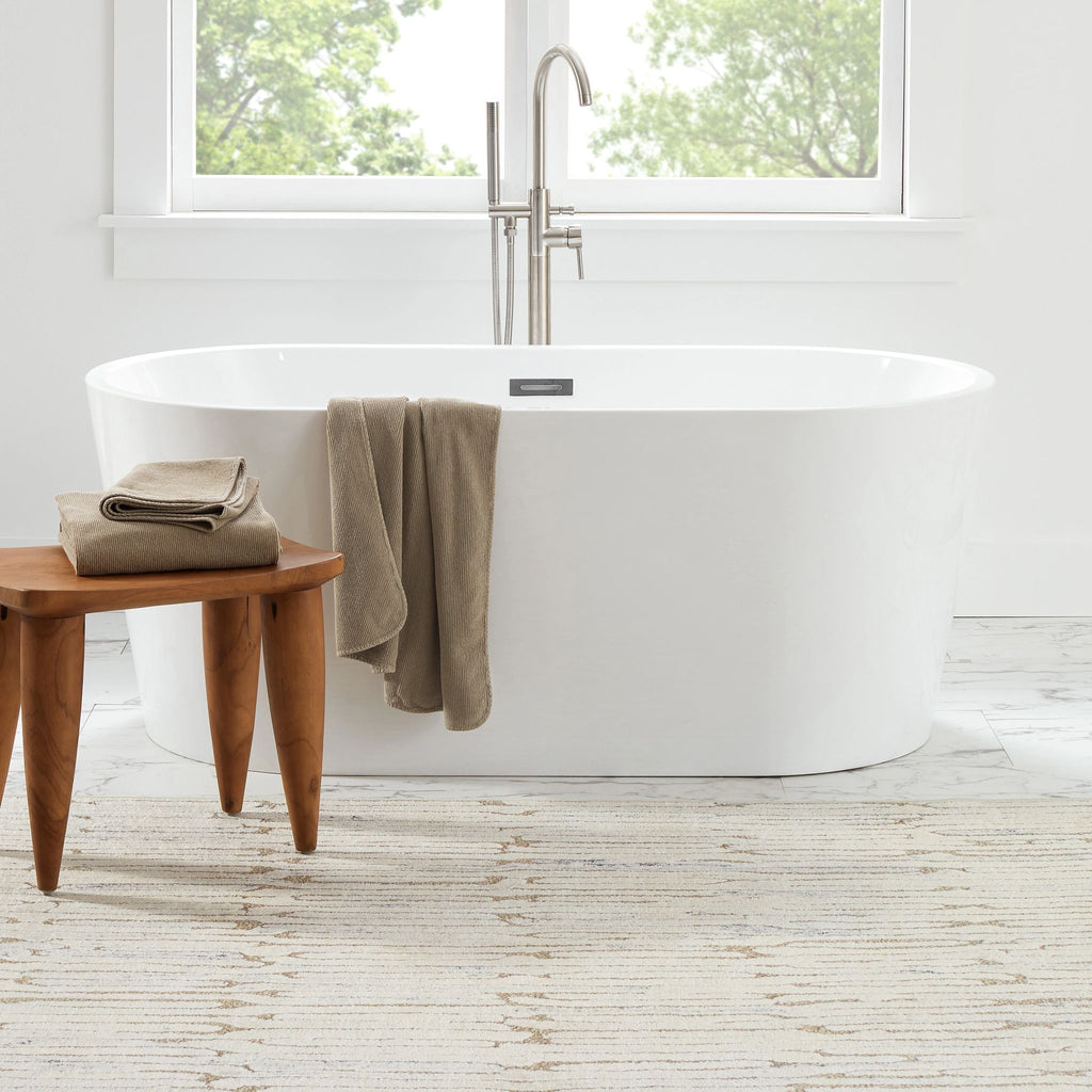 Malone Oatmeal Machine Washable Rug - Light House Co.