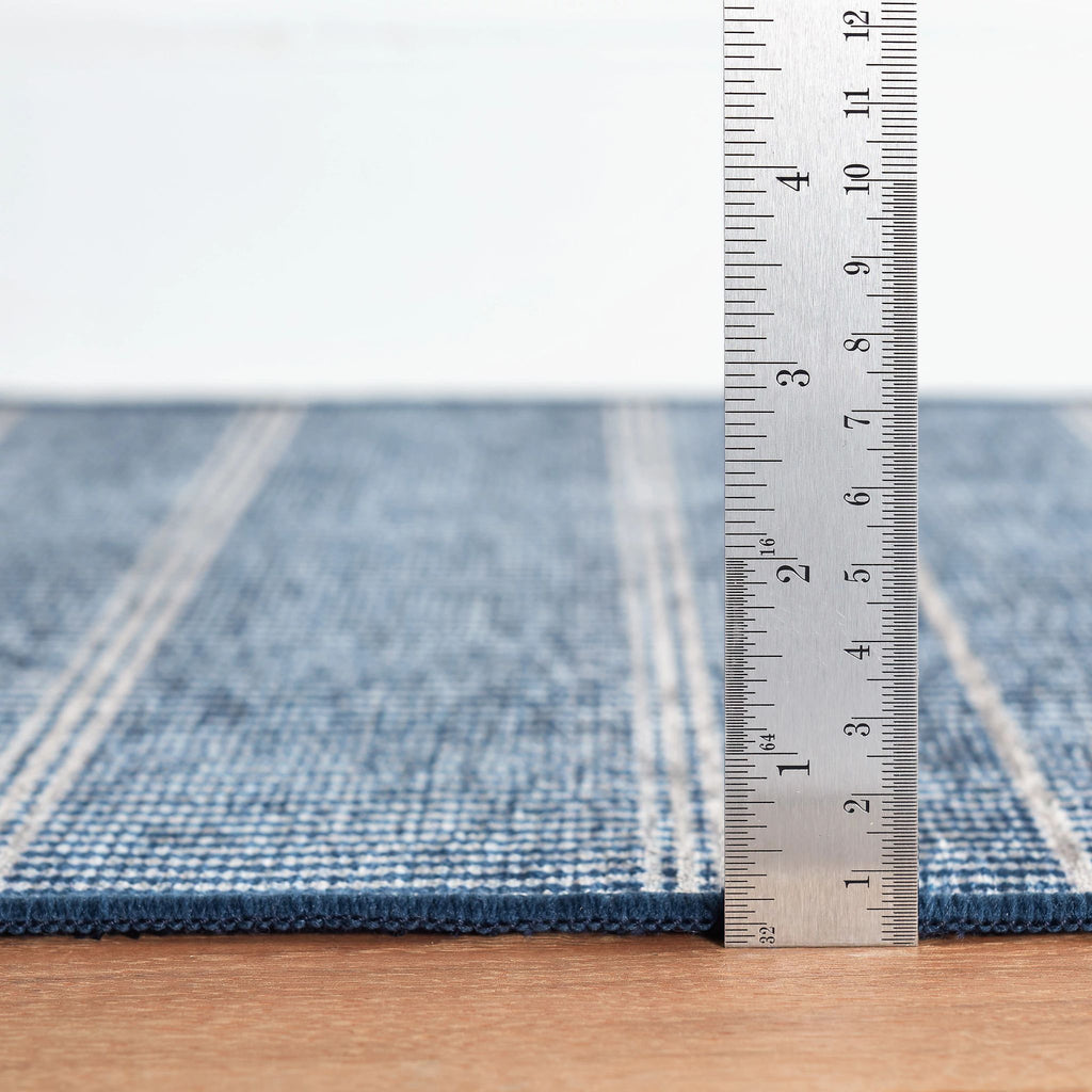 Samson Navy Machine Washable Rug - Light House Co.
