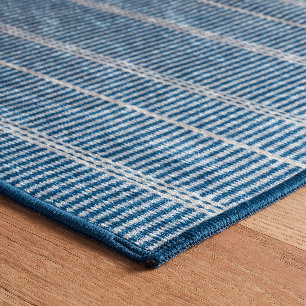 Samson Navy Machine Washable Rug - Light House Co.