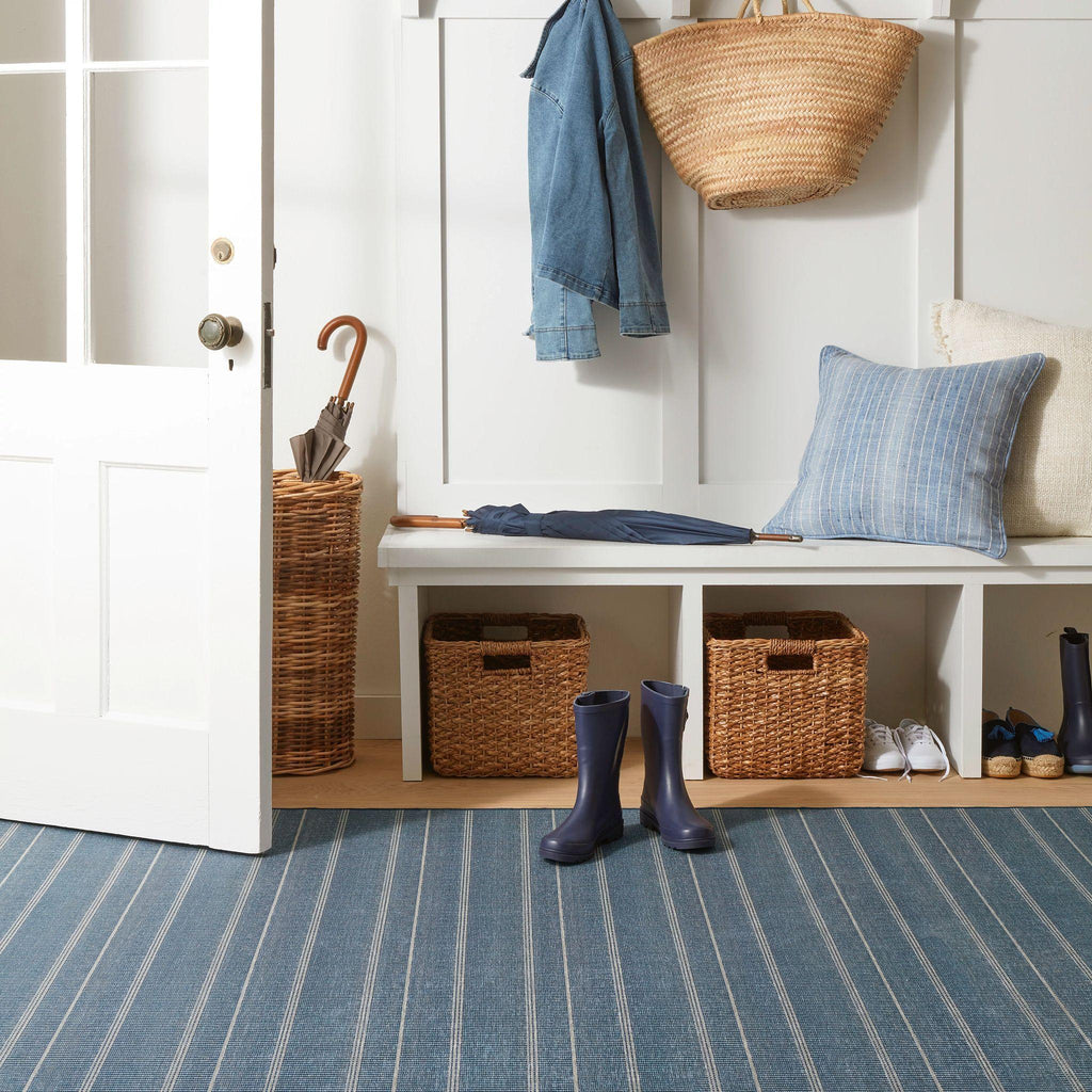 Samson Navy Machine Washable Rug - Light House Co.