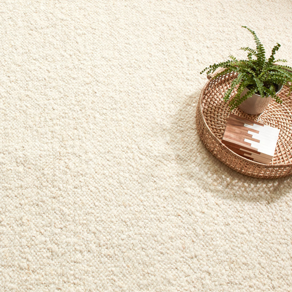 Holmstead Ivory Handwoven Wool Rug - Light House Co.